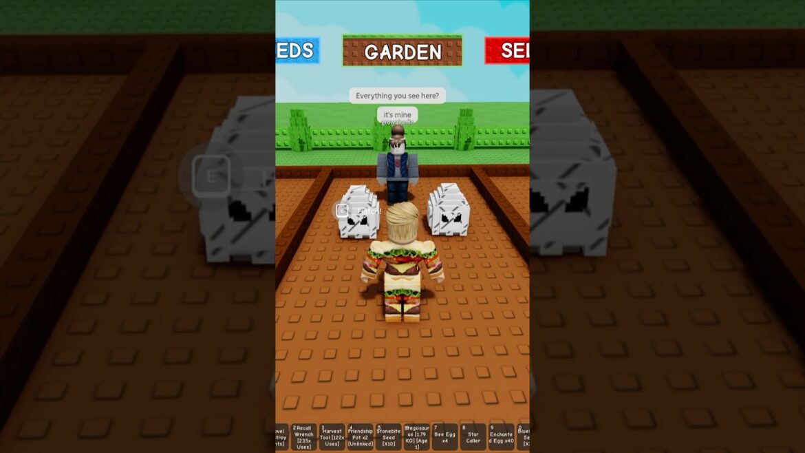 she thinks my garden is her garden in grow a garden she thinks my garden is her garden in grow a garden