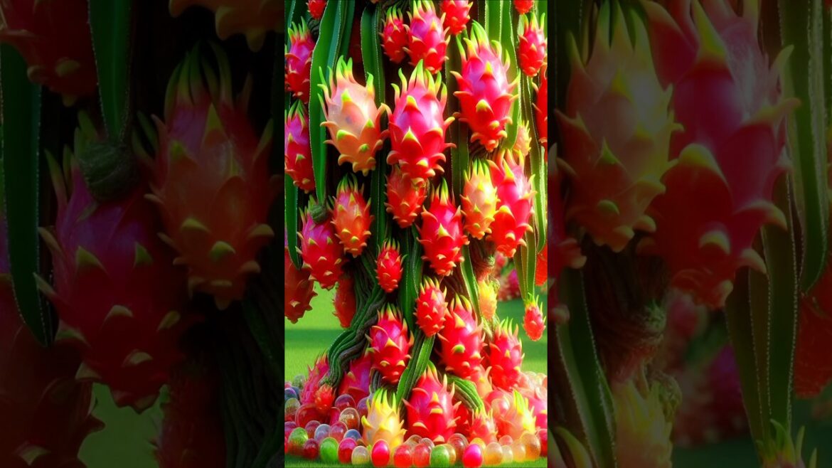 easy and fast method to grow and propagate dragon fruit trees. #garden #plants