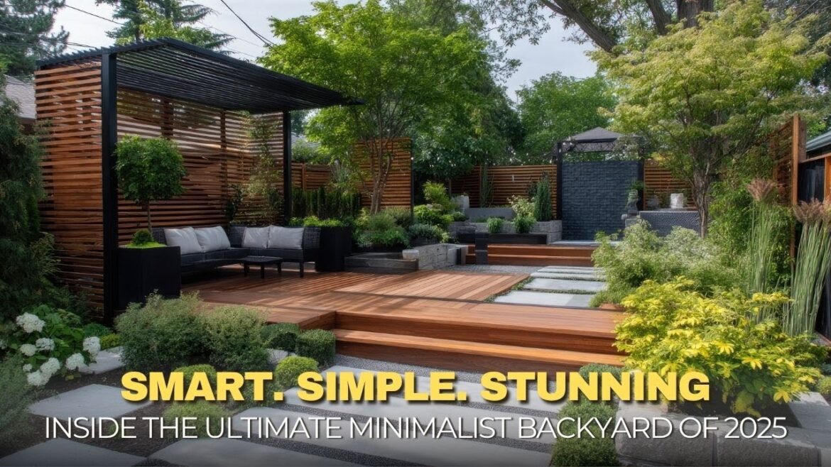 Minimalist Backyard Tour  Nature, Tech & Garden Trends You’ll Love