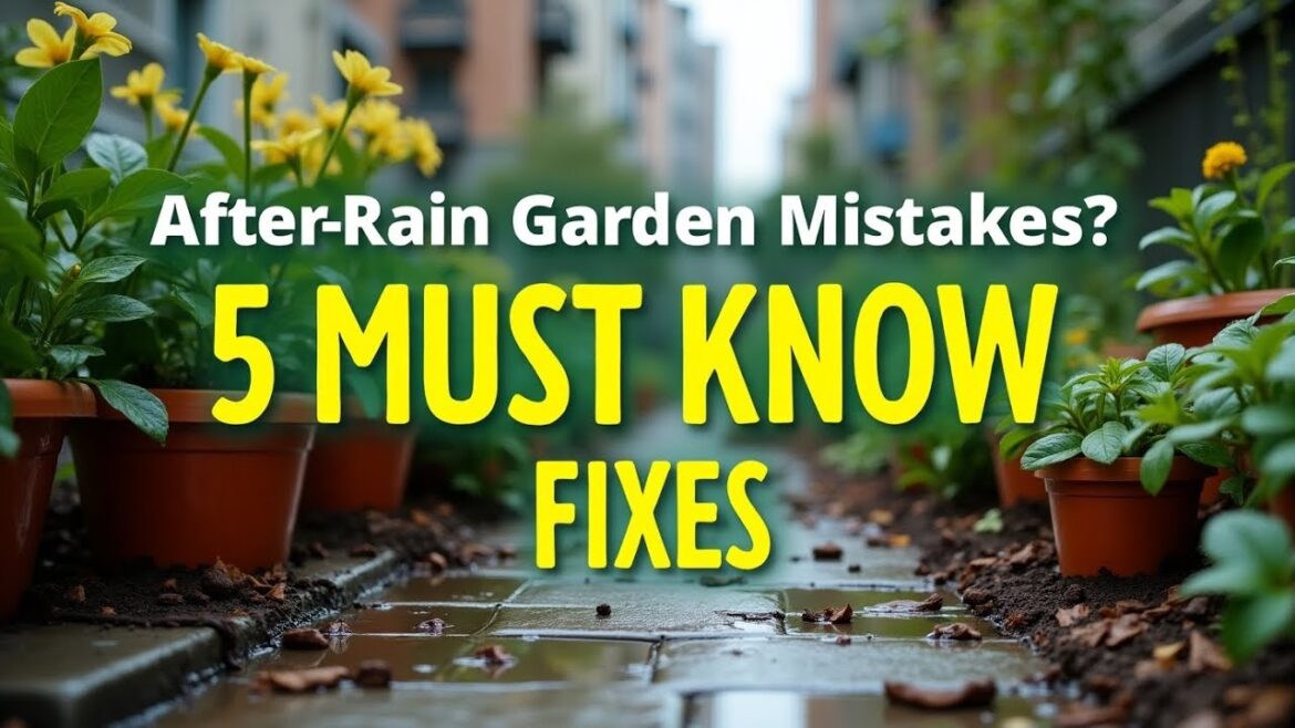 Post-Rain Garden Care: 5 Tips Every Urban Gardener Must Know! Post-Rain Garden Care: 5 Tips Every Urban Gardener Must Know!