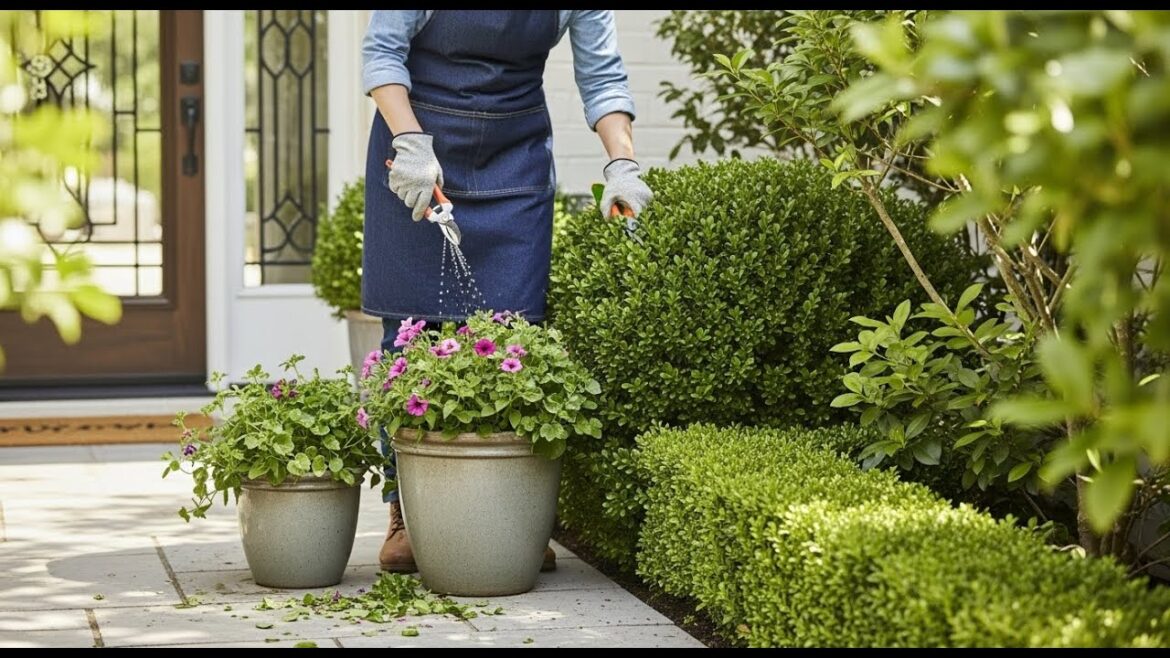 🌿 Transforming Our Entryway with Boxwoods & Fall Containers  Stunning Garden Refresh 2025 🌿 Transforming Our Entryway with Boxwoods & Fall Containers  Stunning Garden Refresh 2025