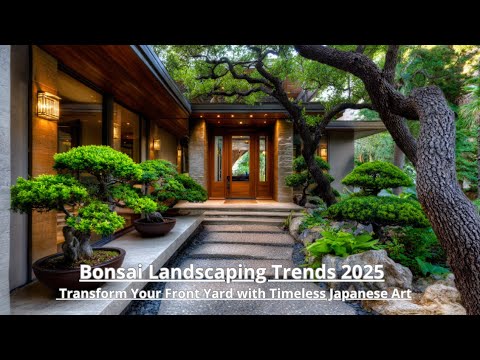 🌿Modern Bonsai Garden Ideas🌸: Transform Your Front Yard with Timeless Japanese Art 🌿Modern Bonsai Garden Ideas🌸: Transform Your Front Yard with Timeless Japanese Art