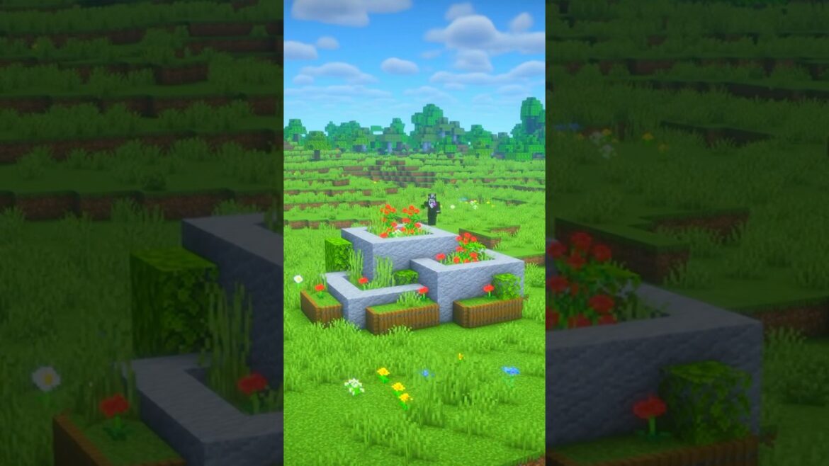 Aesthetic Garden Build Tutorial! 🌹 #shorts