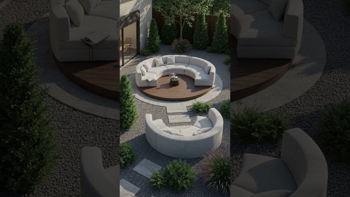 The Circular Nest Grid | Modern Small Backyard Landscaping Ideas & Small Patio Inspiration The Circular Nest Grid | Modern Small Backyard Landscaping Ideas & Small Patio Inspiration