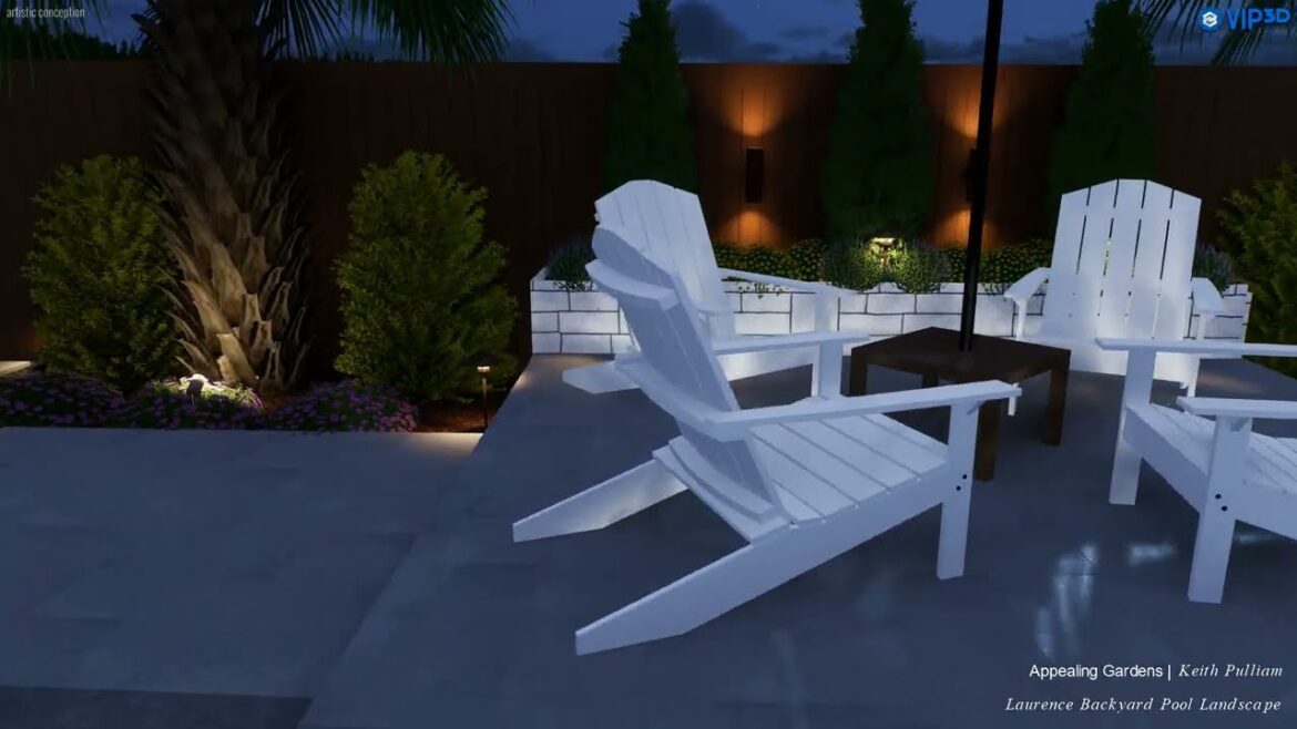 Laurence Backyard Pool Landscape