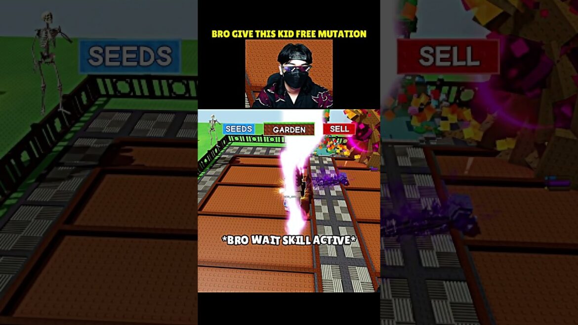 Bro Give This Kid Free Mutation at Grow a Garden