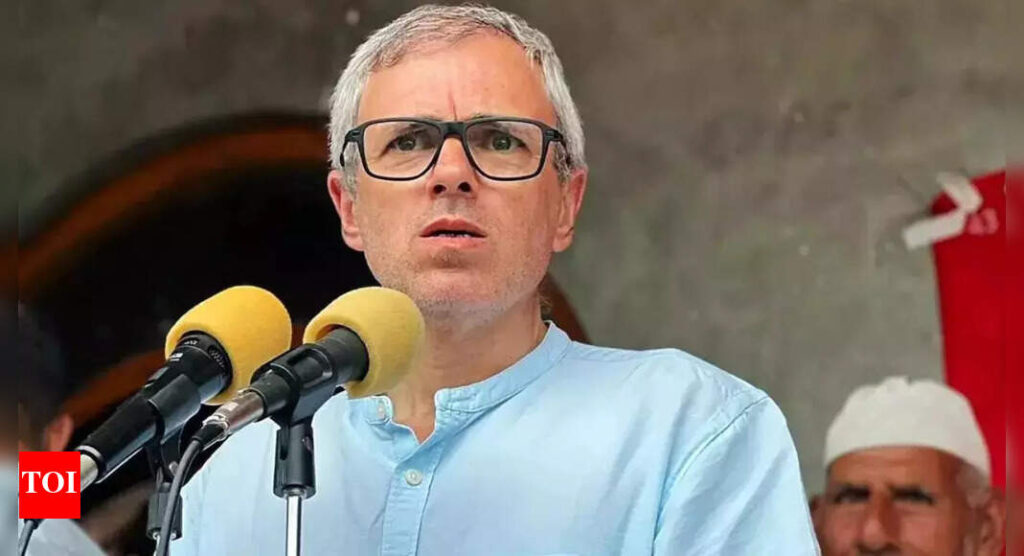 Away from ‘thorny’ politics, Omar Abdullah’s new garden in full bloom | India News Away from ‘thorny’ politics, Omar Abdullah's new garden in full bloom | India News