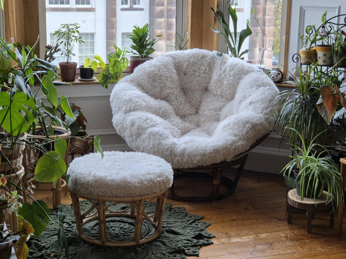 My cosy plant a reading corner