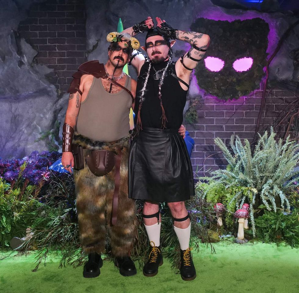 Photo gallery of the 2025 Grindr Pleasure Ball in NYC with theme Garden of Otherworldly Delights