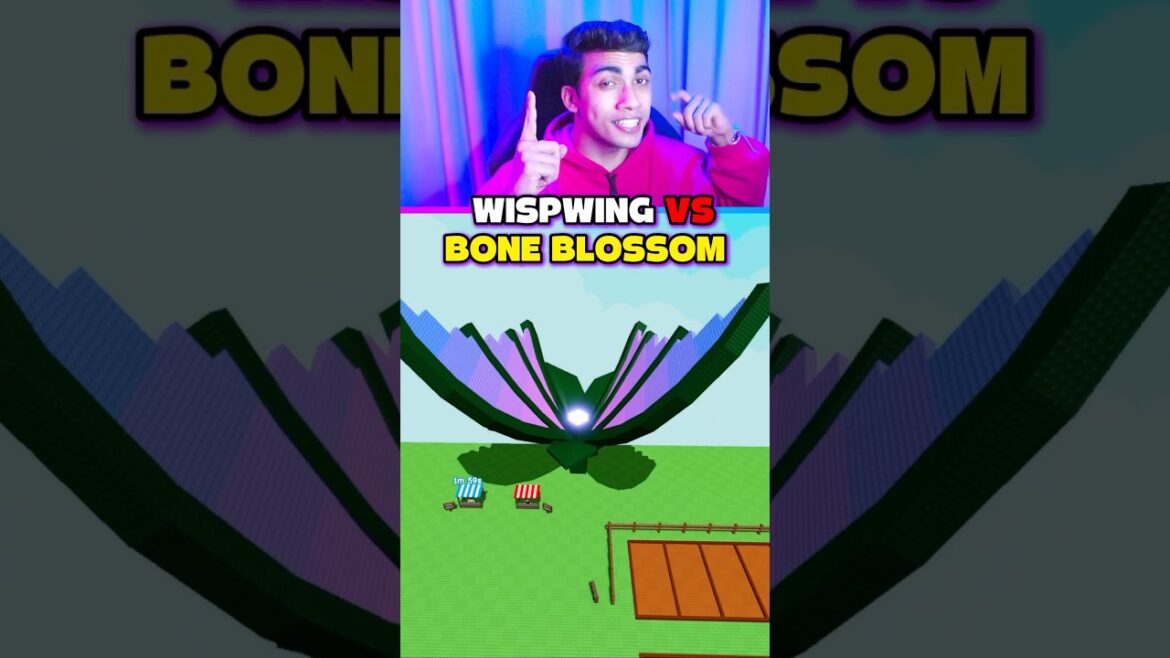 WISPWING VS BONE BLOSSOM GROW A GARDEN 😱 WISPWING VS BONE BLOSSOM GROW A GARDEN 😱