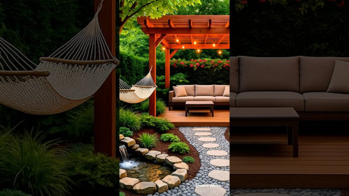 Dreamy Garden Retreat for Peaceful Evenings #garden #gardendelight #gardenideas #home #gardendesign