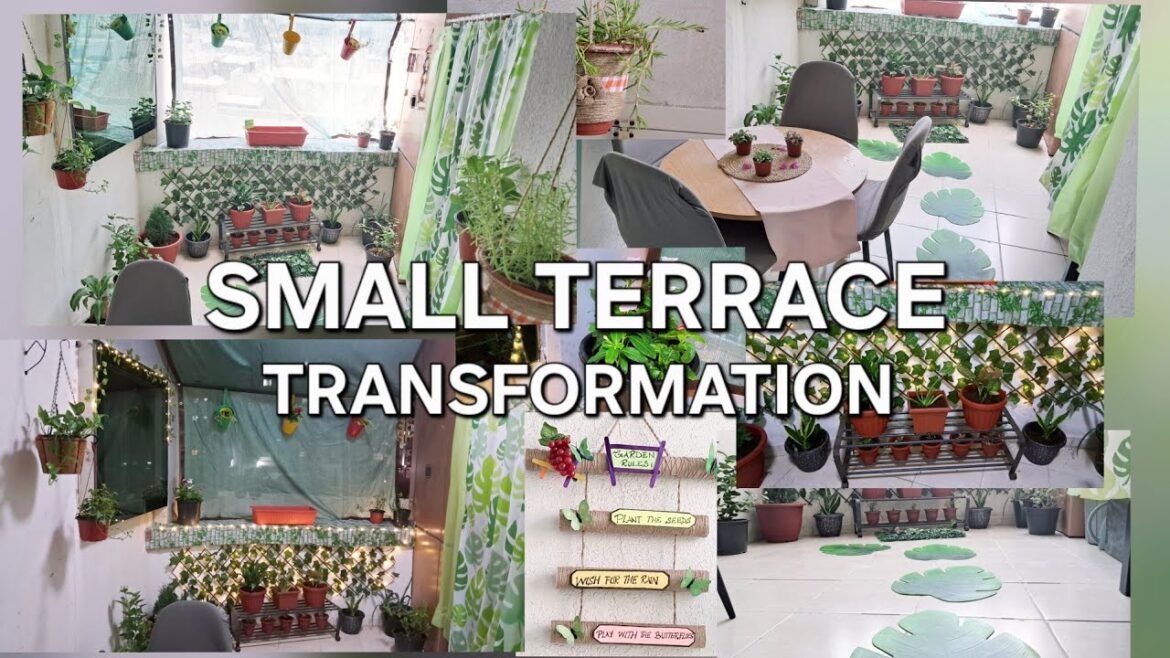 Terrace Garden Makeover On a Budget | Transformed My Terrace Into a Cozy Garden🌺🌿 | Renter friendly Terrace Garden Makeover On a Budget | Transformed My Terrace Into a Cozy Garden🌺🌿 | Renter friendly