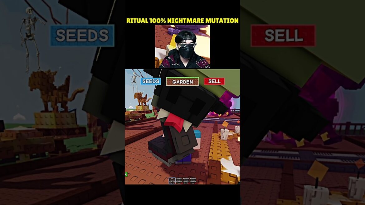 Bro Found Ritual 100% Nightmare Mutation at Grow a Garden 😱💀