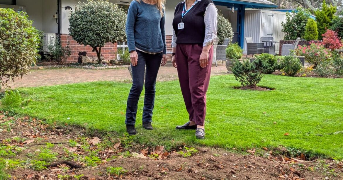 Topsham business helps revive Hospiscare gardens with community turf gift Devon Live