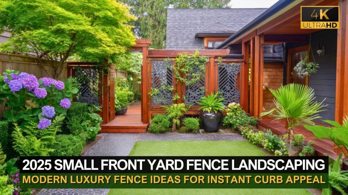 Small Front Yard Fence Landscaping ๐ฟ: 2025 Modern Luxury Fence Ideas for Instant Curb Appeal! Small Front Yard Fence Landscaping ๐ฟ: 2025 Modern Luxury Fence Ideas for Instant Curb Appeal!