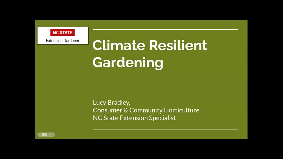 PPP July 2025 | Climate Resilient Strategies for Home Gardens & Landscapes