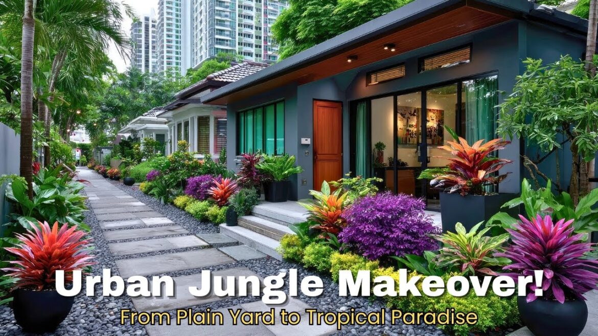 Urban Jungle Front Yard Makeover 2025 | Lush Landscaping Ideas & Curb Appeal Transformation Urban Jungle Front Yard Makeover 2025 | Lush Landscaping Ideas & Curb Appeal Transformation