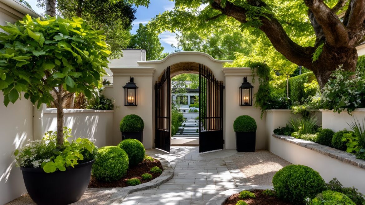 Dream Entryway 2025 | Small Front Yard Ideas with Beautiful Gates & Garden Arches