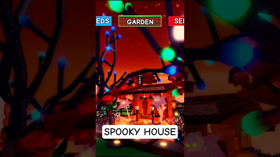 #19 Grow a Garden Design Ideas - Spooky House #growagarden