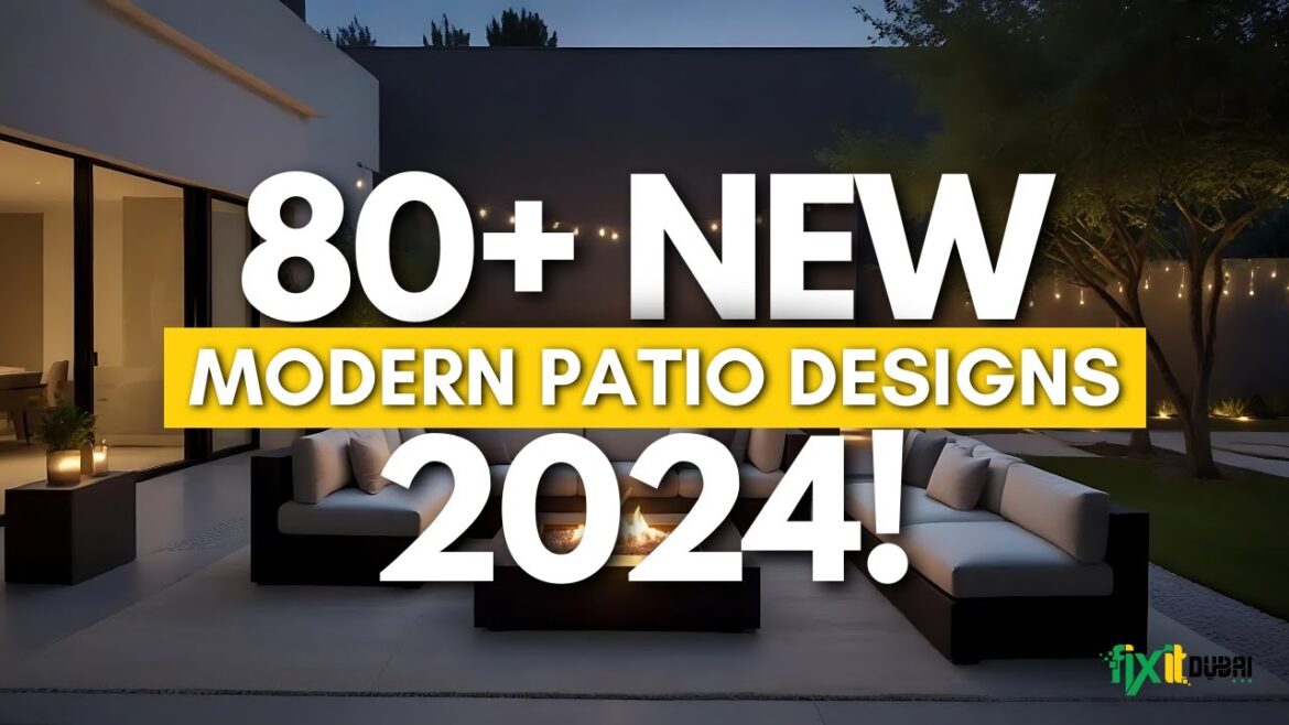 80+ NEW Modern Patio Designs 2024 | Home Backyard Garden Landscaping Ideas
