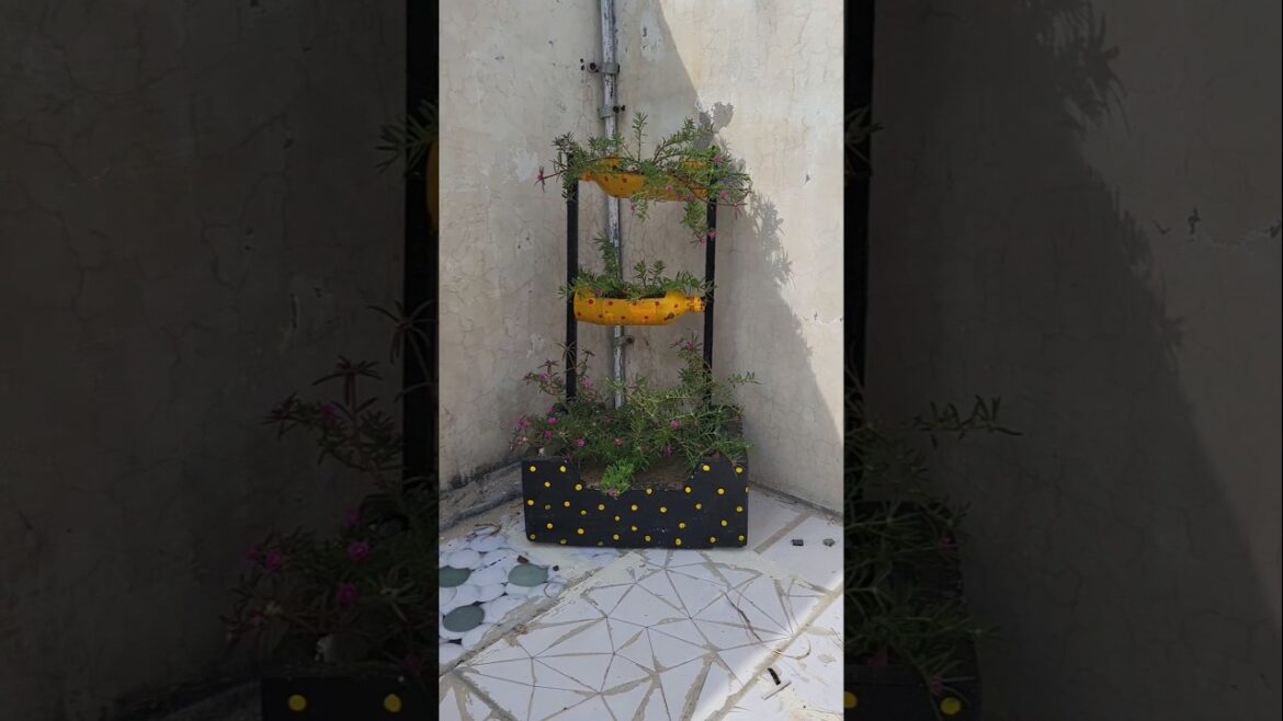 Reuse waste material for planter stand#gardeningtips#diy #reusethermacol #craft #reuseplasticbottles Reuse waste material for planter stand#gardeningtips#diy #reusethermacol #craft #reuseplasticbottles