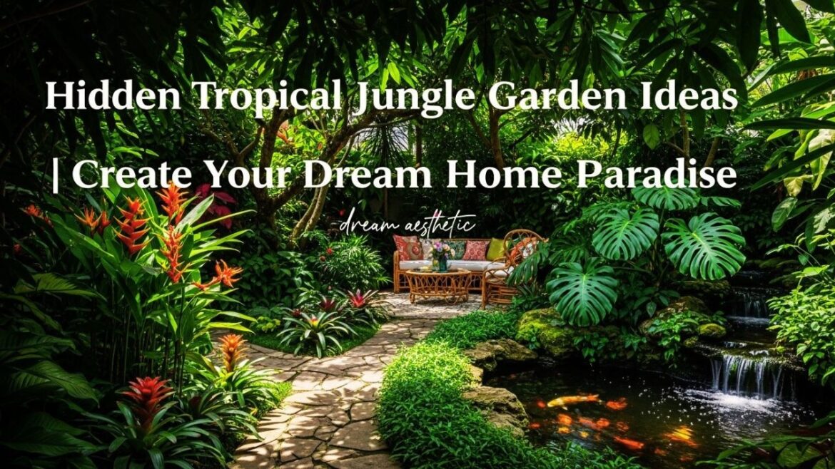 🌿 Secret Jungle Garden Ideas for 2025 | Create a Private Tropical Oasis at Home 🌿 Secret Jungle Garden Ideas for 2025 | Create a Private Tropical Oasis at Home