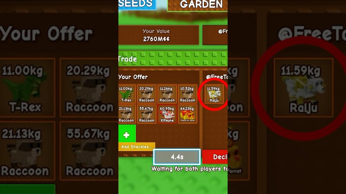 The Craziest Raiju Trade In Grow A Garden! 😱