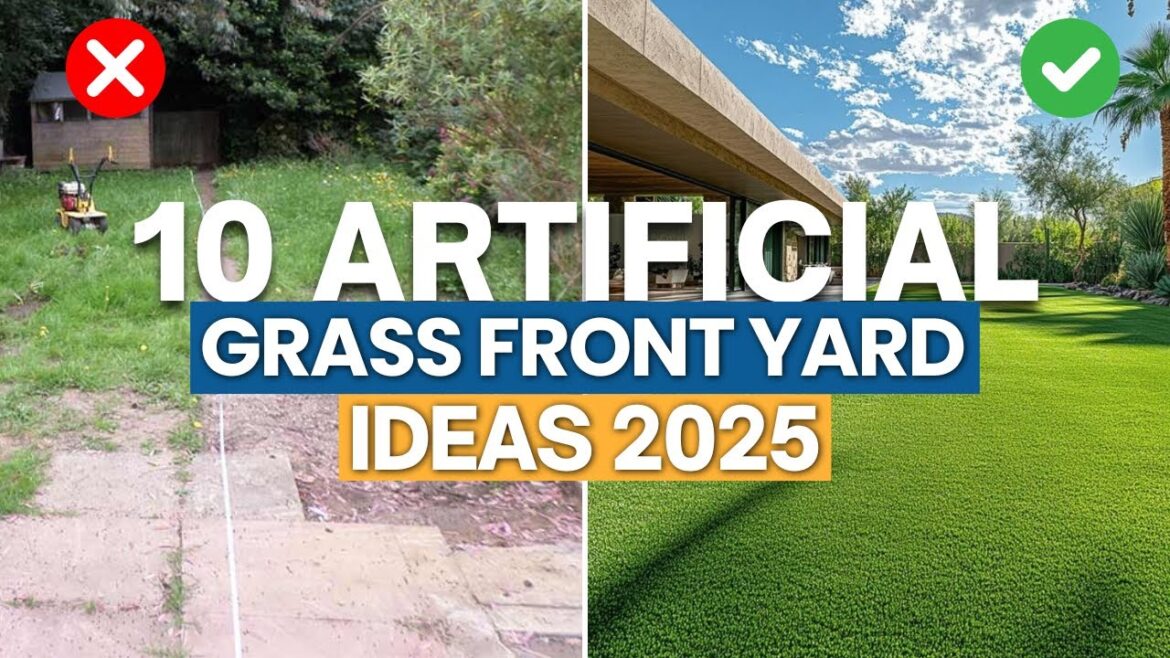 10 Artificial Grass Front Yard Ideas in 2025 With Examples