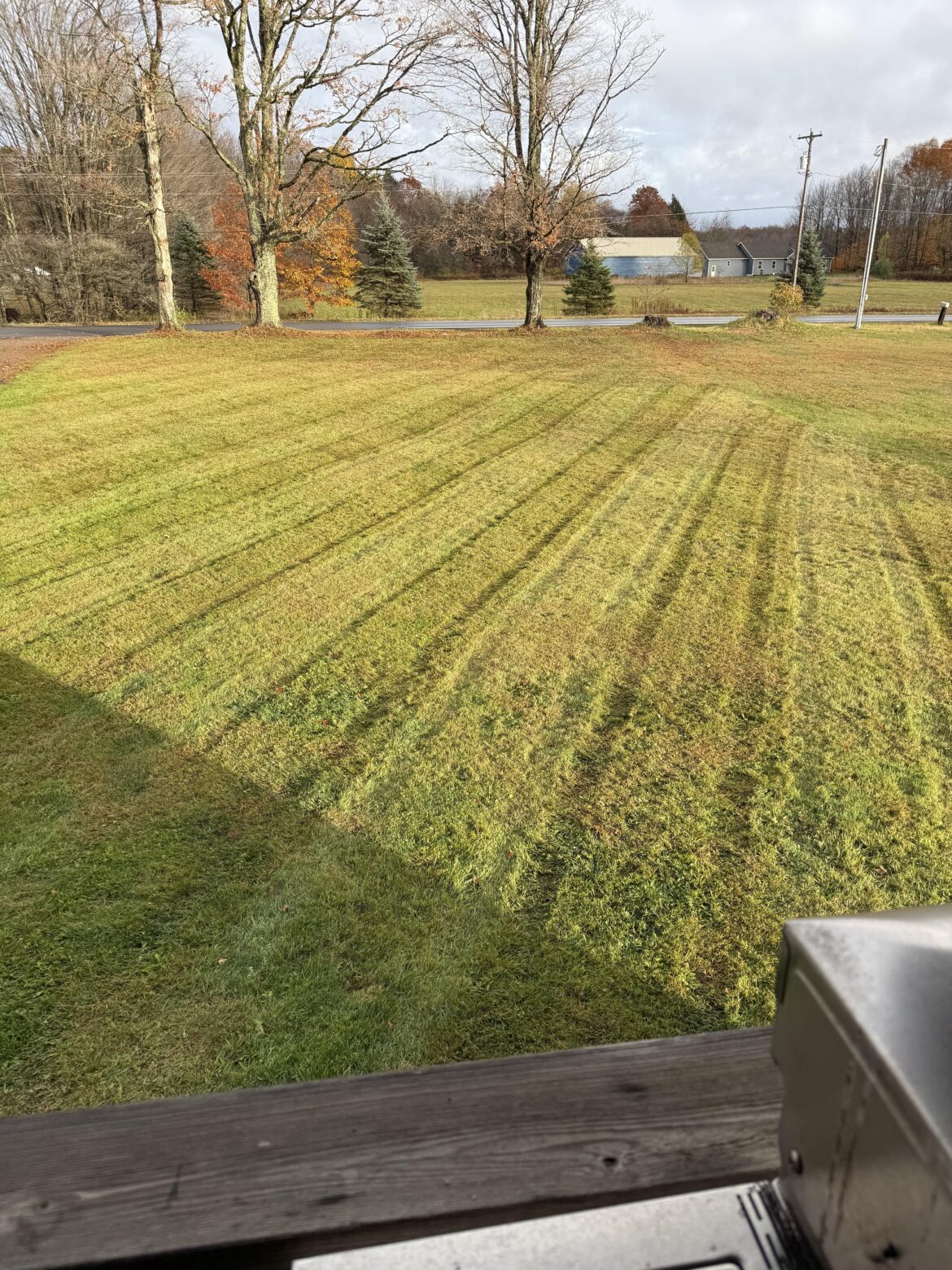 Last mow of the season