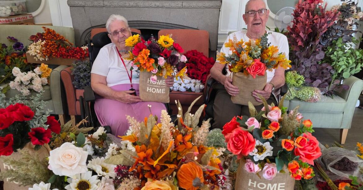 Braintree care home residents enjoy floral workshop Braintree care home residents enjoy floral workshop