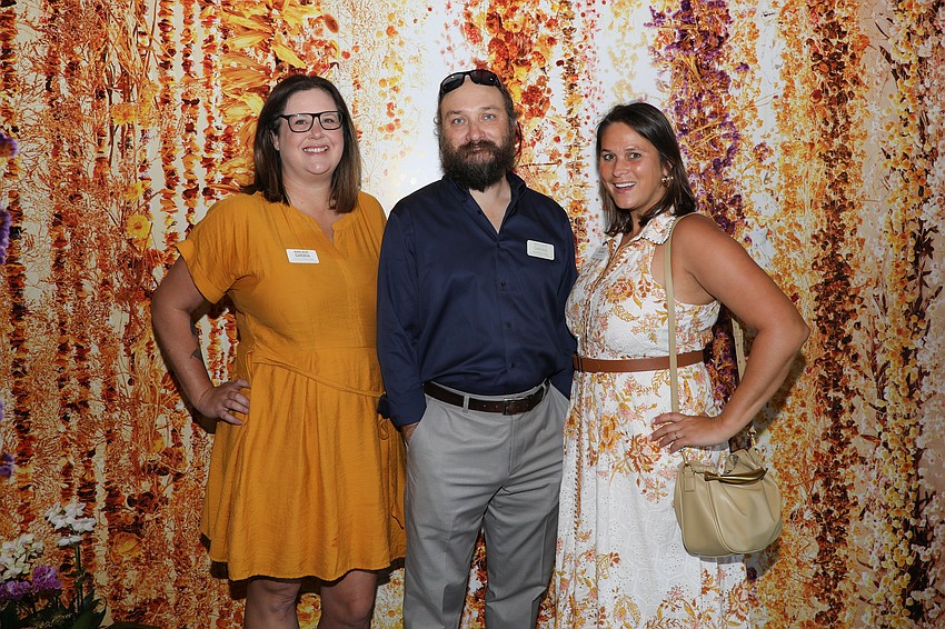 Selby Gardens staff include Caitlin Whiteacker, David Berry and Ashley Jiminez.