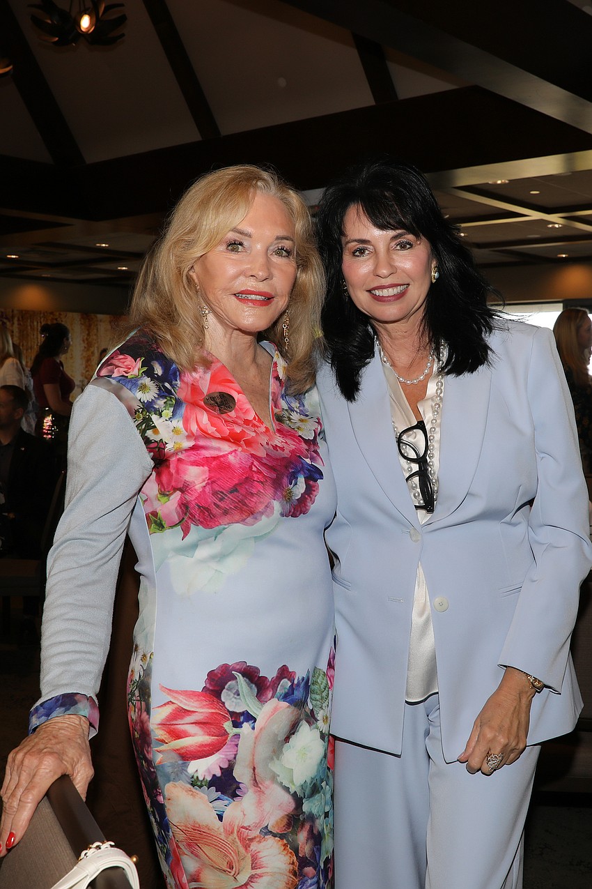 Margaret Wise and Nikki Sedacca rock the color blue.