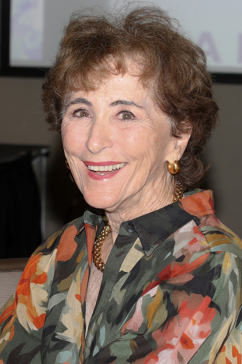 Barbara Brizdle is all smiles.