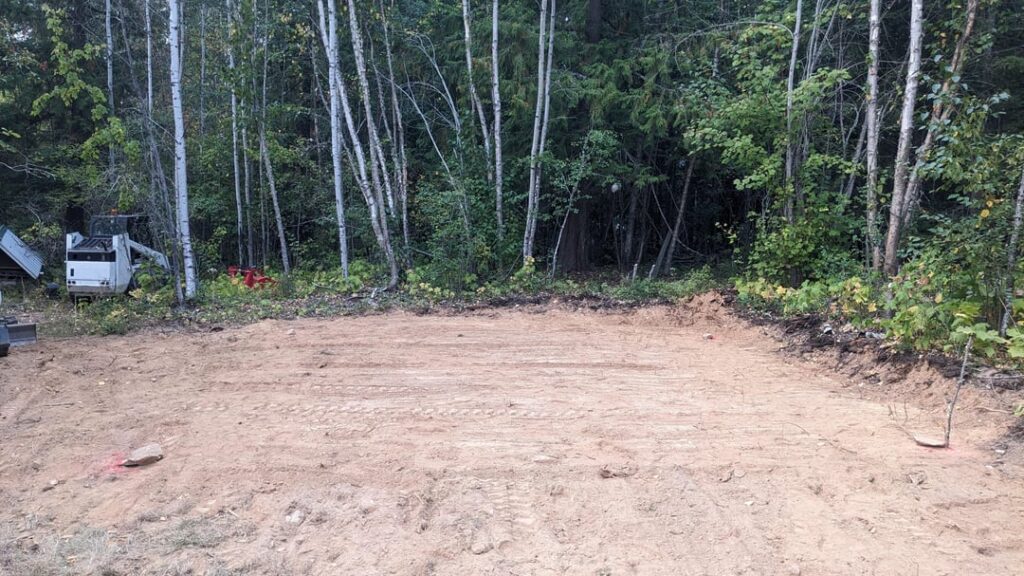 Super-rushed solo build of pole barn