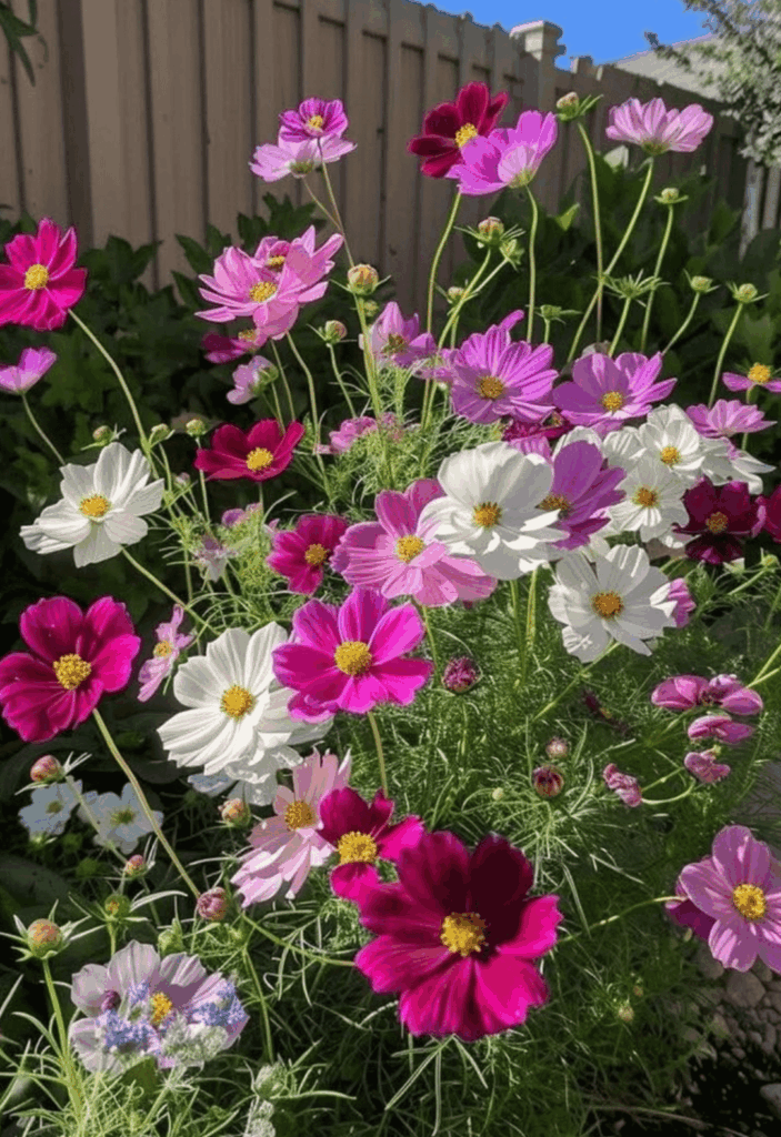 Just some cheerful cosmos flowers brightening up the day 🌸✨