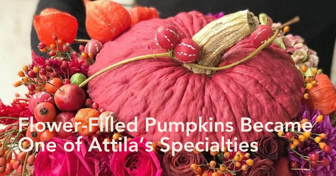 Flower-filled Pumpkin by Attila Nemeth Winner Gateway to the Americas 2024