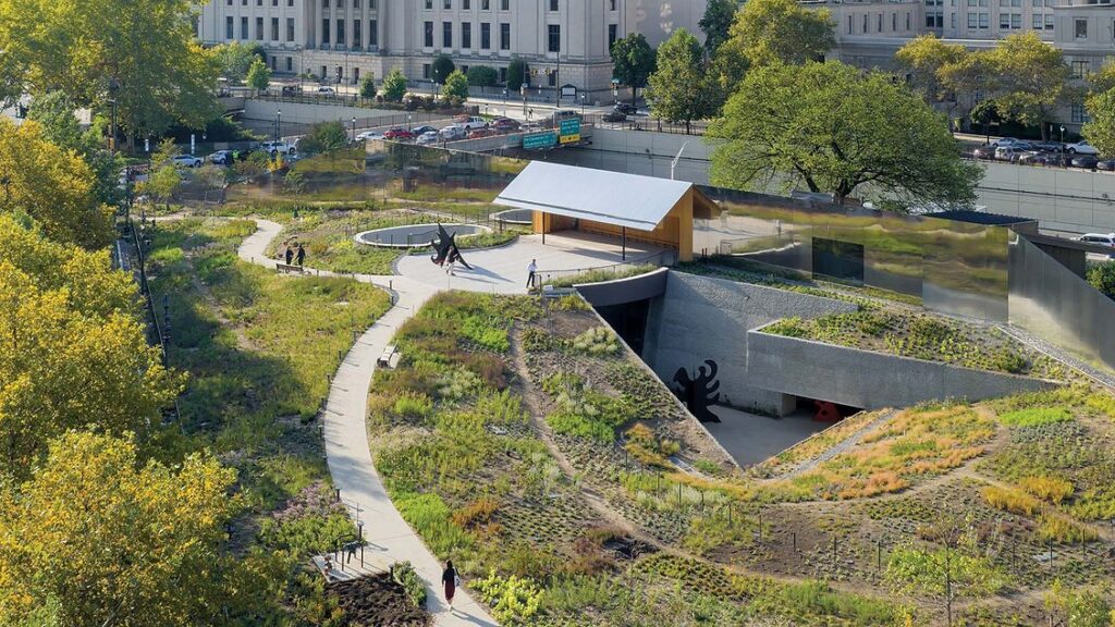 At Philadelphia’s Calder Gardens, Herzog & de Meuron Entombs Art Beneath a Tapestry of Plantings
