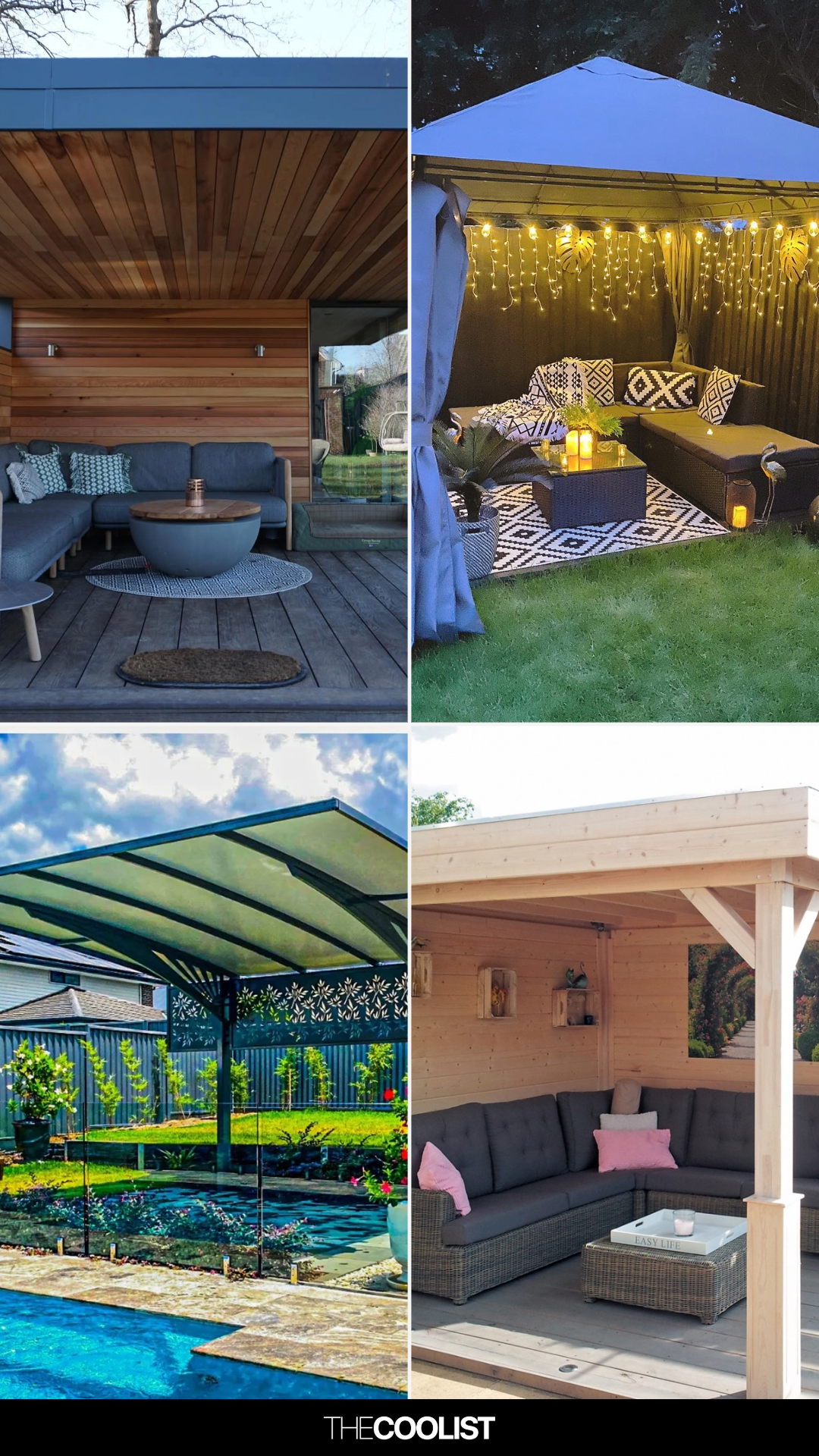 Collage of Garden Canopy Ideas