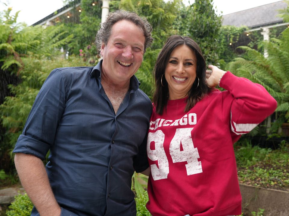 Lucy Kennedy hangs out with Diarmuid Gavin