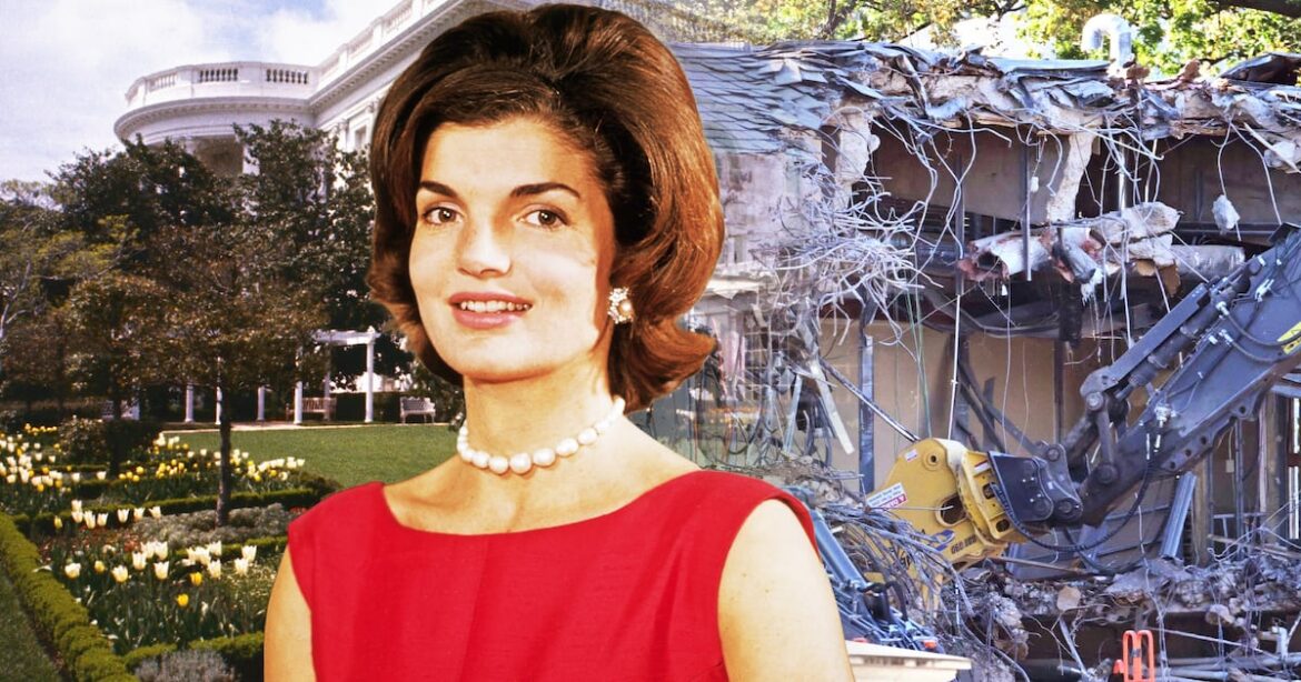 Trump Busted from Space Tearing Up Jacqueline Kennedy’s Other White House Garden Trump Busted from Space Tearing Up Jacqueline Kennedy’s Other White House Garden