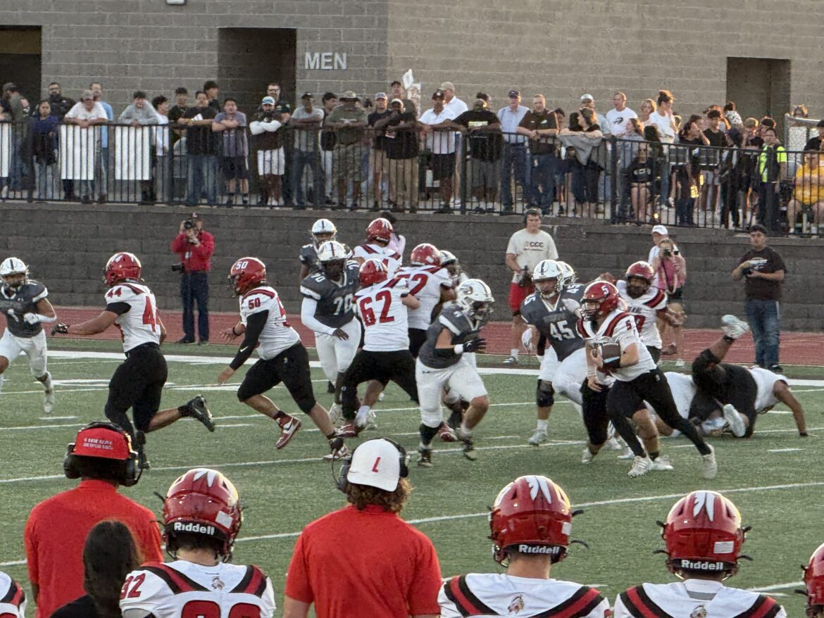 A Redskin Stampede in Garden City A Redskin Stampede in Garden City