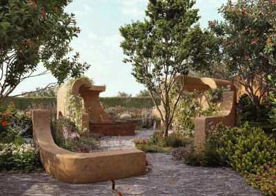 Lady Garden Foundation ‘Silent No More’ Garden by Darren Hawkes