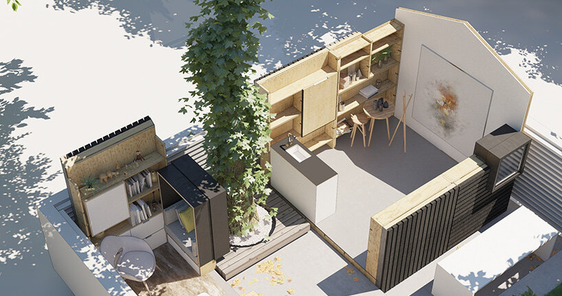JaK studio designs modular, customizable HOM3 cabins JaK studio designs modular, customizable HOM3 cabins