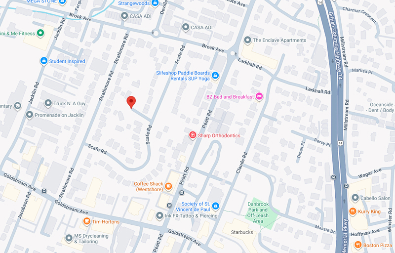 map, 828 Wren Place