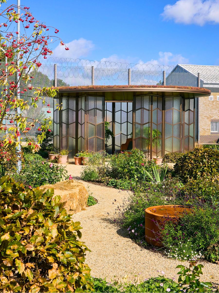 Prison garden pavilion by Hollaway Studio
