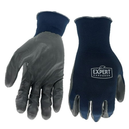 Expert Gardener 5 Pair Nitrile Garden Gloves, Medium