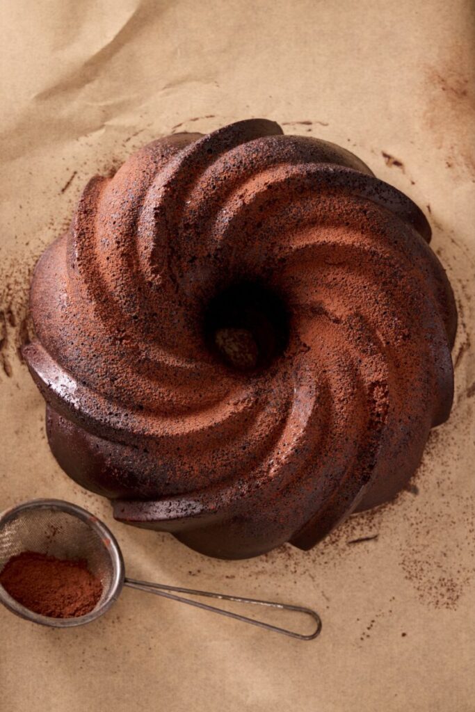 A bundt cake