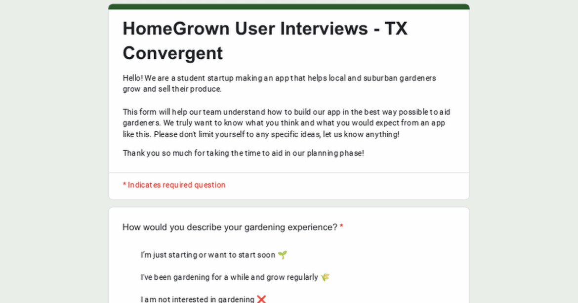 UT Austin Gardening Startup App ($25 Giftcard Giveaway)