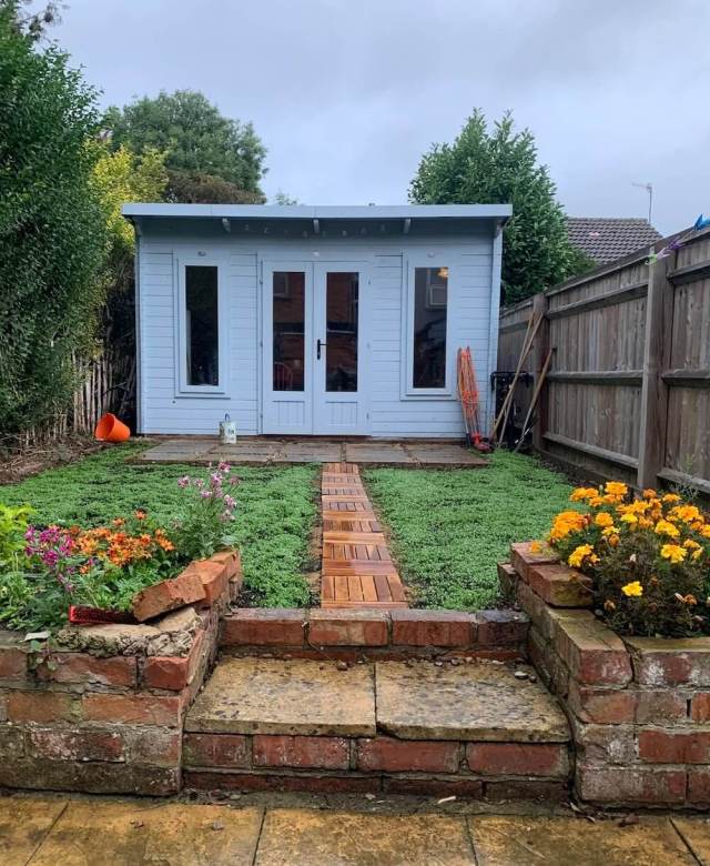 One U.K.-based homeowner shared how their once-barren garden became a lush, green space bursting with life.