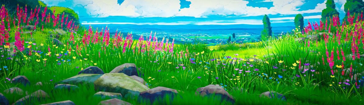 Painterly Garden: 200+ Ghibli-Style Foliage Assets for Blender Painterly Garden: 200+ Ghibli-Style Foliage Assets for Blender